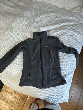 Columbia Charcoal Gray Fleece Jacket